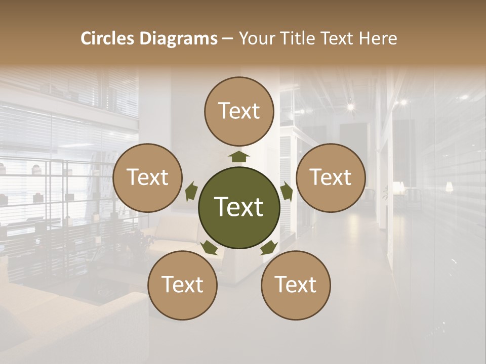 Room Sofa Decor PowerPoint Template