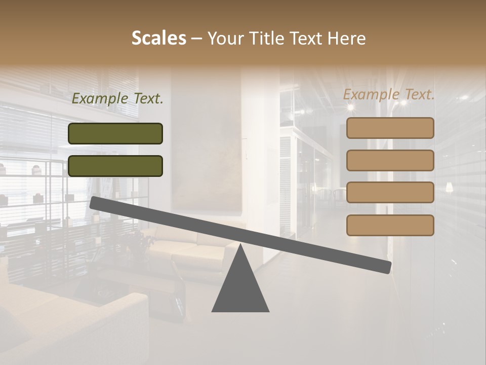 Room Sofa Decor PowerPoint Template