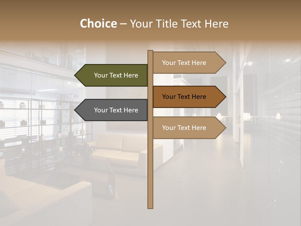 Room Sofa Decor PowerPoint Template