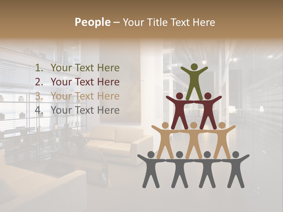 Room Sofa Decor PowerPoint Template