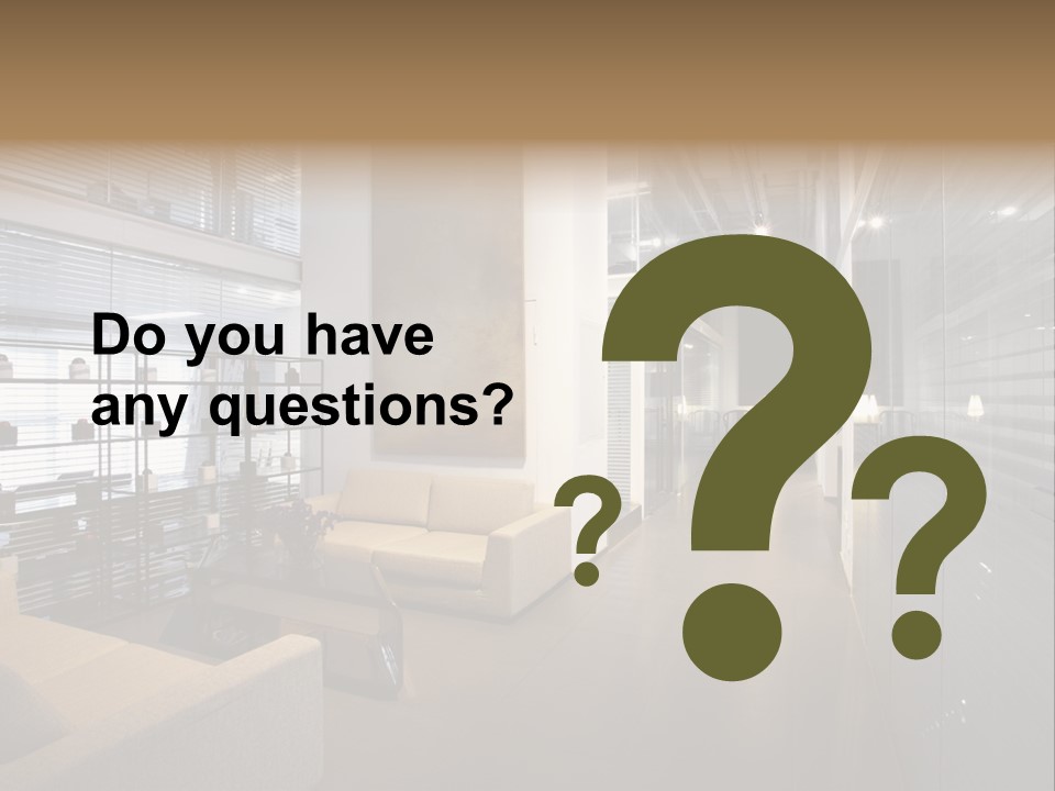 Room Sofa Decor PowerPoint Template