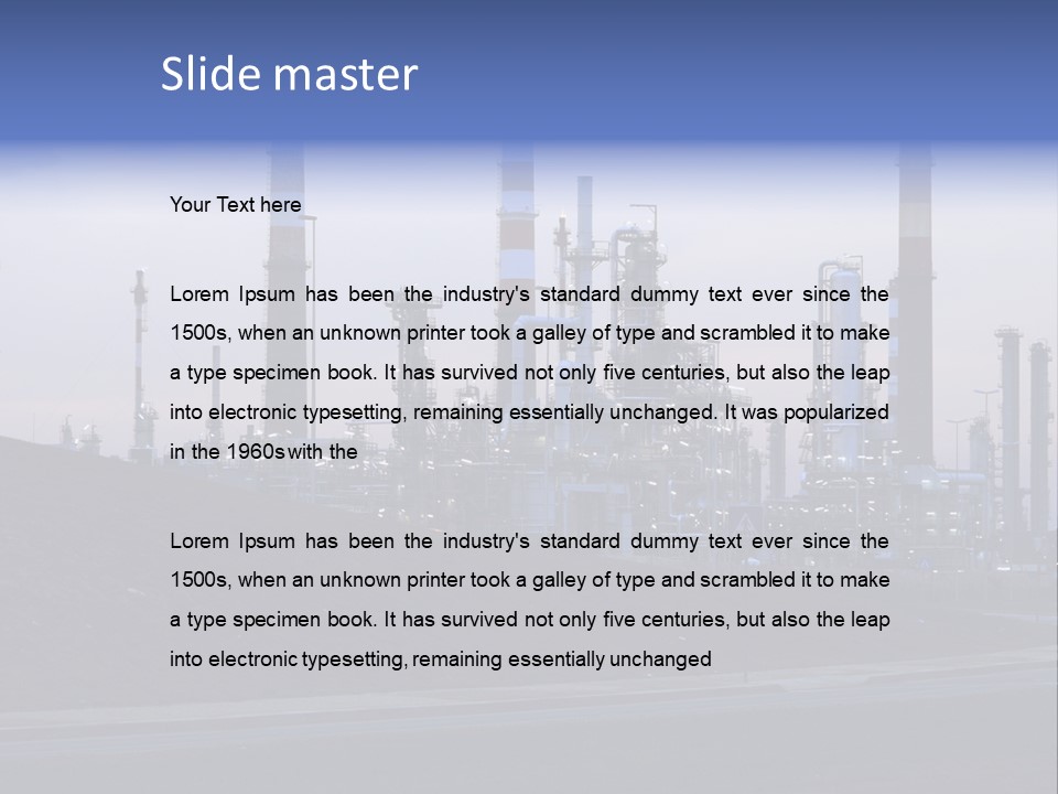 Light Color Traffic PowerPoint Template