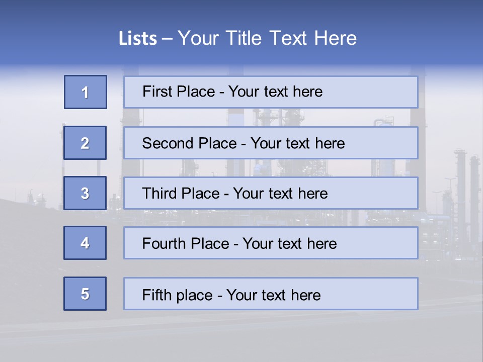 Light Color Traffic PowerPoint Template