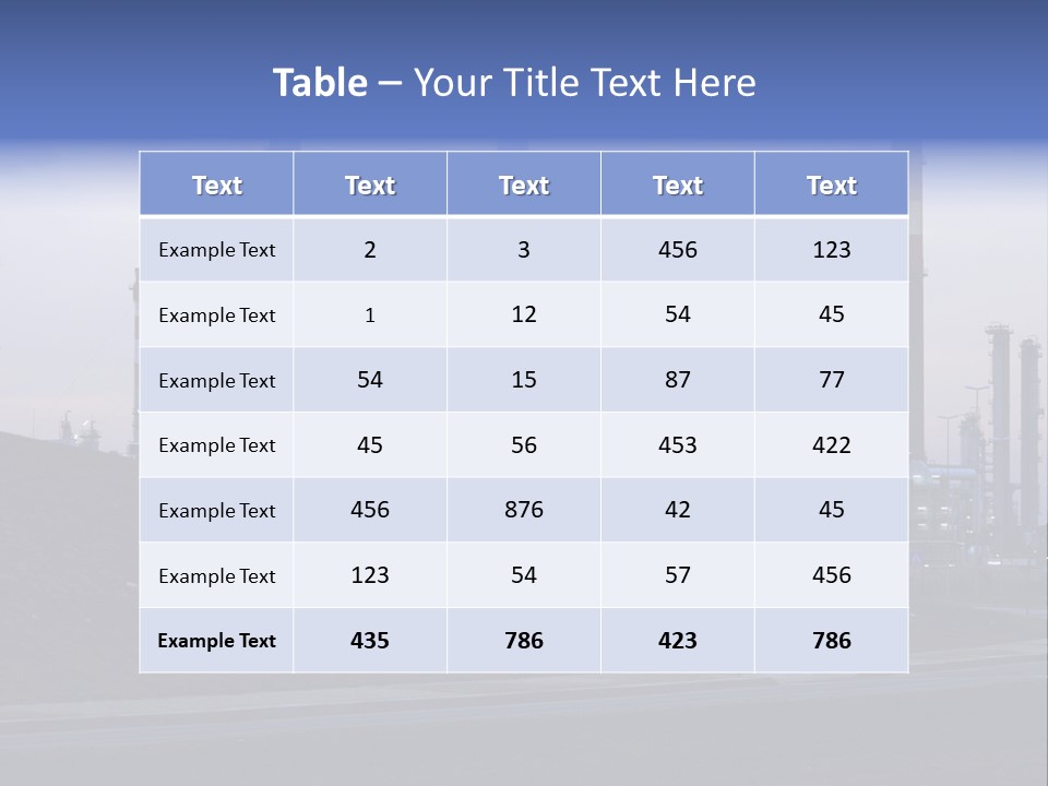 Light Color Traffic PowerPoint Template
