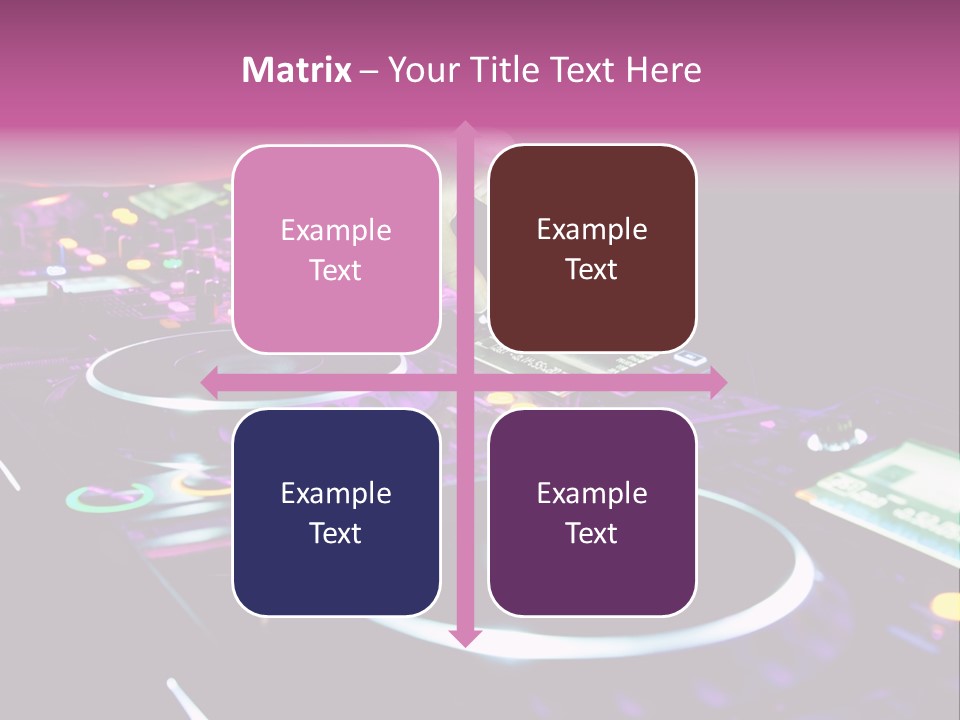Control Club Channels PowerPoint Template