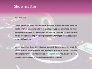 Control Club Channels PowerPoint Template