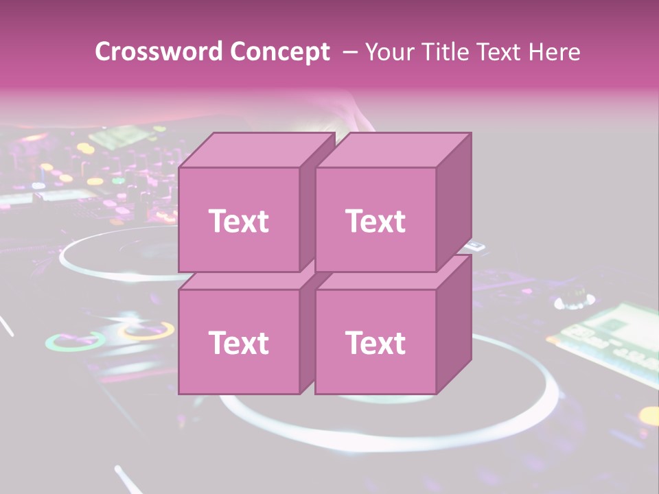 Control Club Channels PowerPoint Template