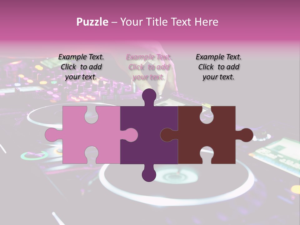 Control Club Channels PowerPoint Template