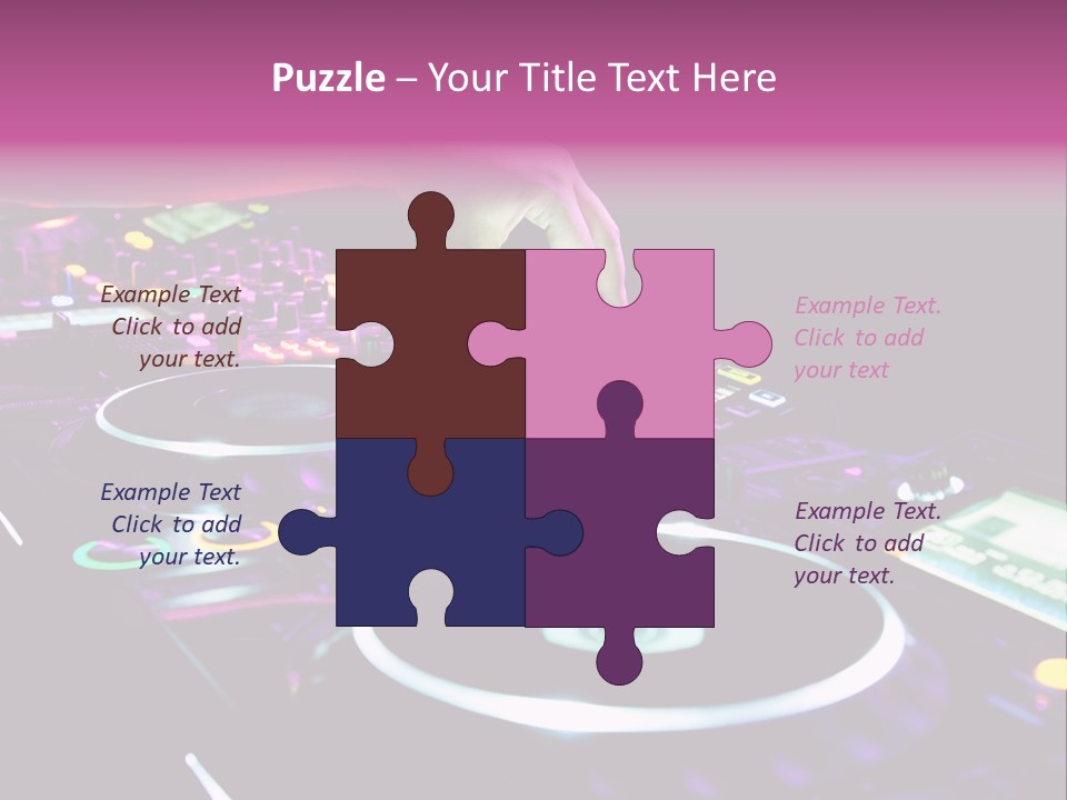 Control Club Channels PowerPoint Template