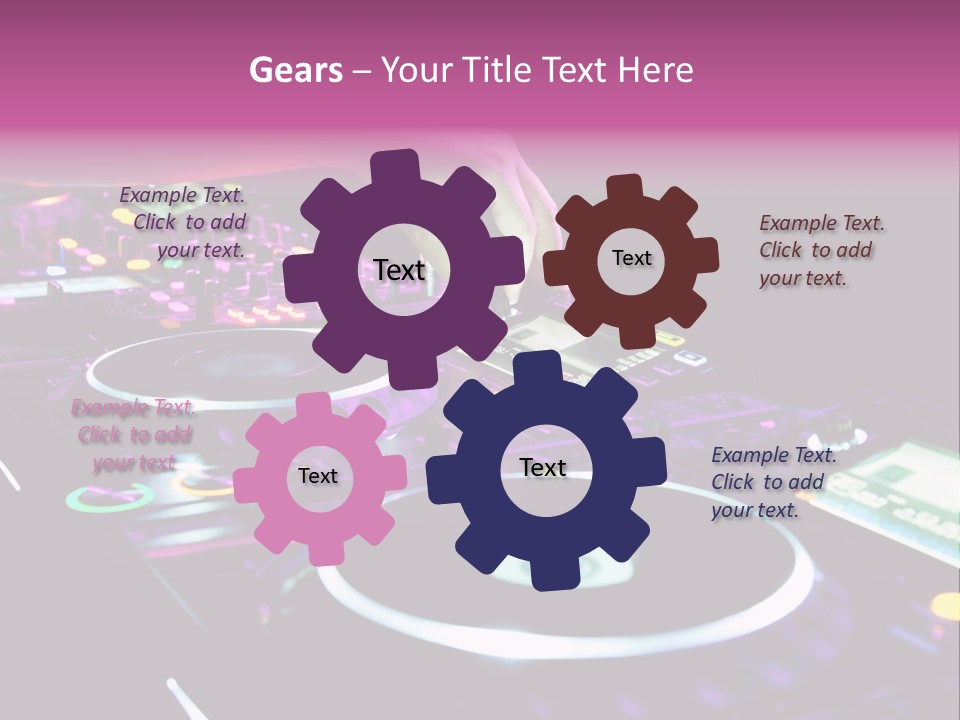 Control Club Channels PowerPoint Template