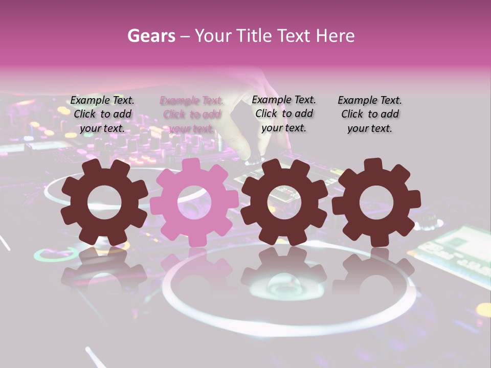 Control Club Channels PowerPoint Template