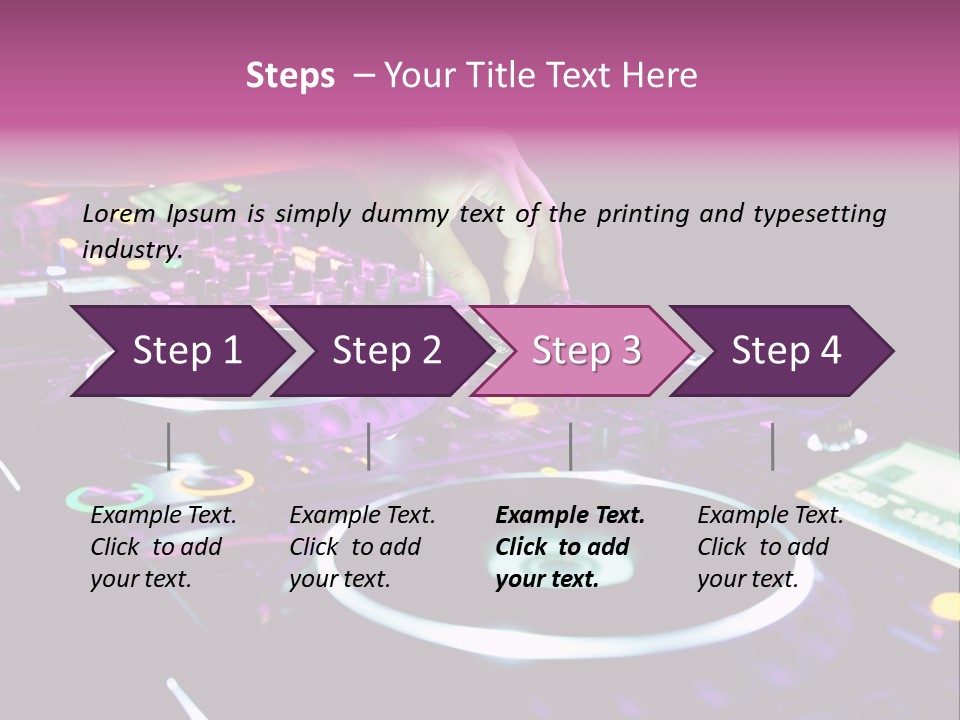 Control Club Channels PowerPoint Template