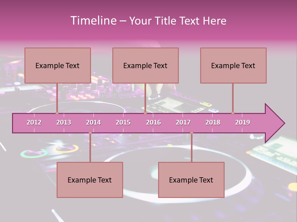 Control Club Channels PowerPoint Template