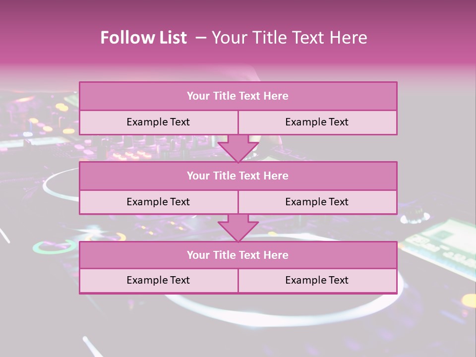 Control Club Channels PowerPoint Template