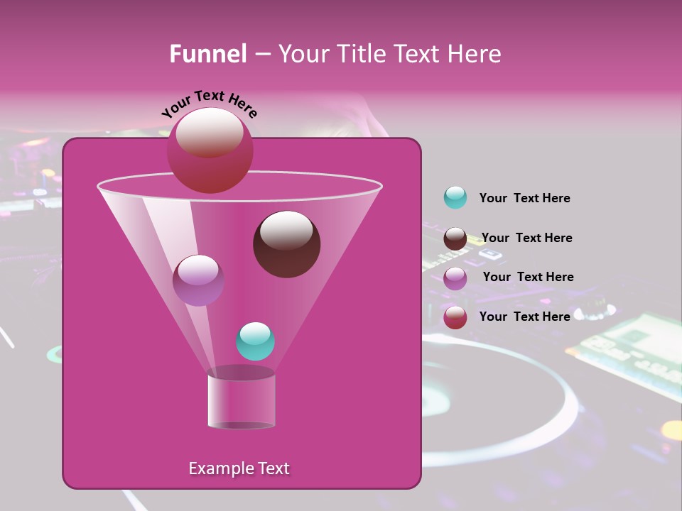 Control Club Channels PowerPoint Template