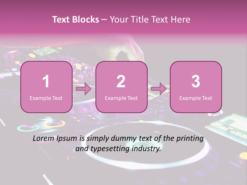 Control Club Channels PowerPoint Template