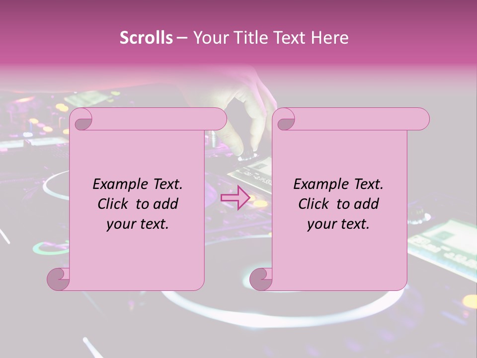 Control Club Channels PowerPoint Template