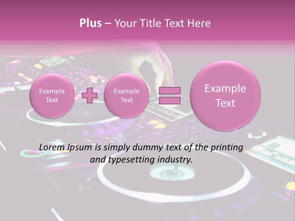 Control Club Channels PowerPoint Template