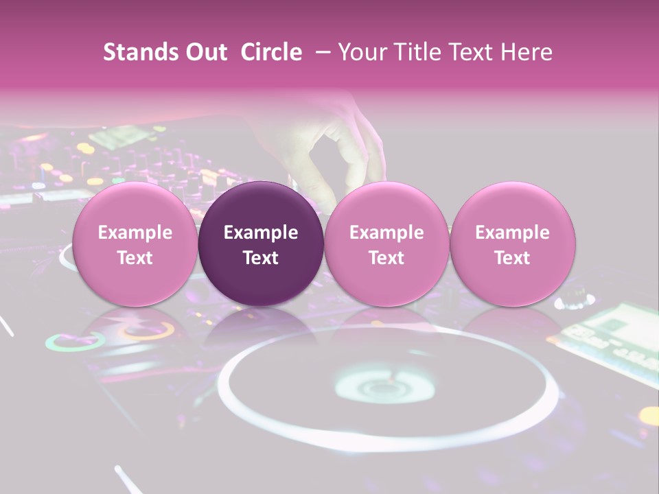 Control Club Channels PowerPoint Template