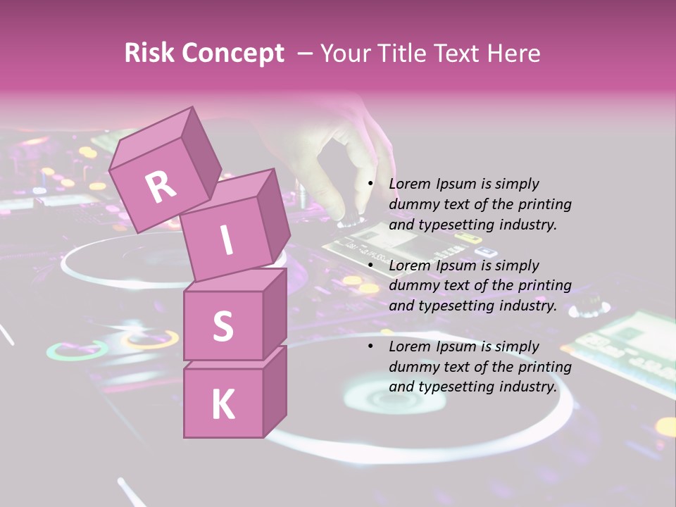 Control Club Channels PowerPoint Template