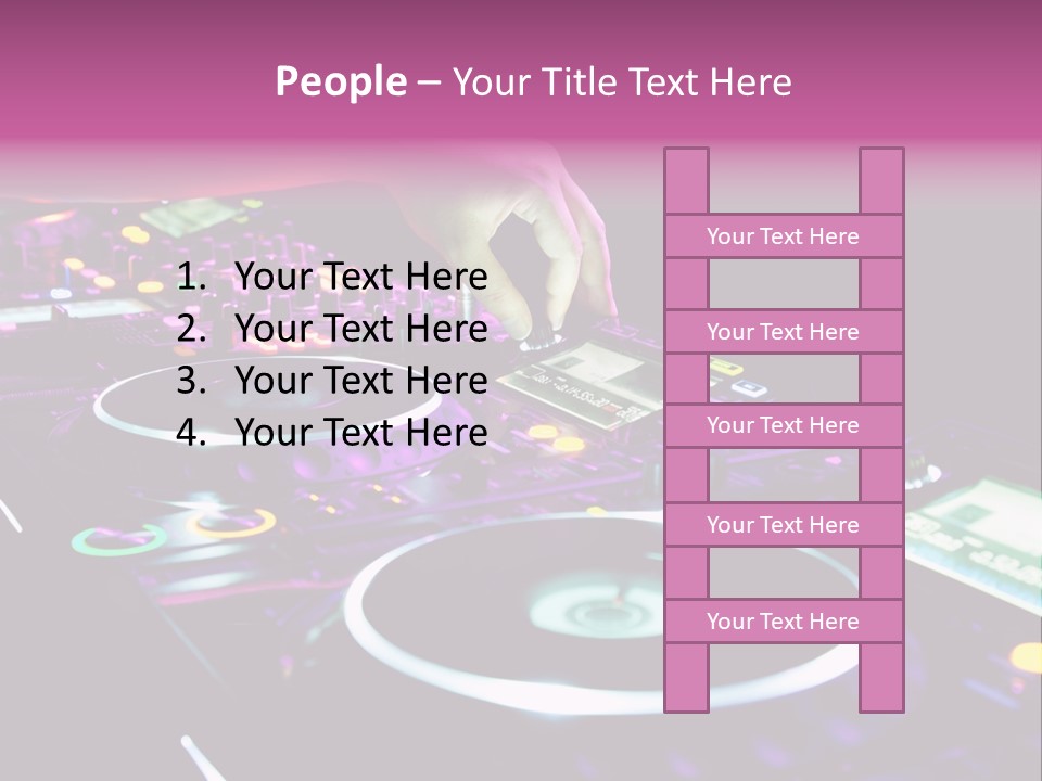 Control Club Channels PowerPoint Template