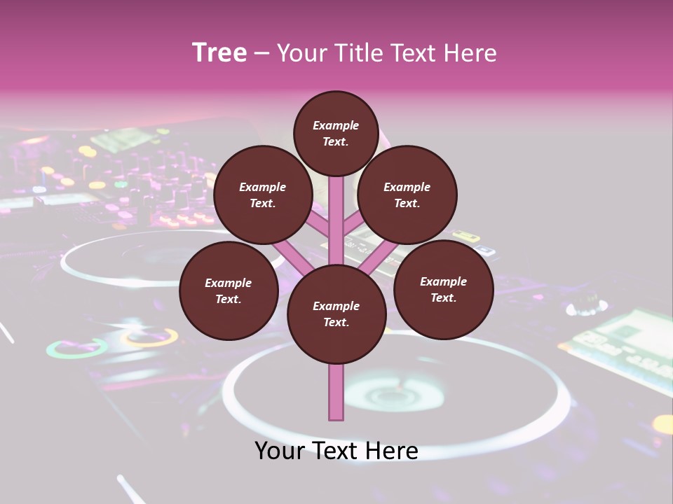 Control Club Channels PowerPoint Template