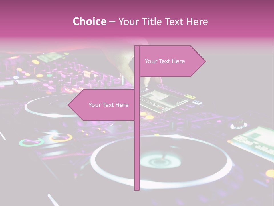 Control Club Channels PowerPoint Template