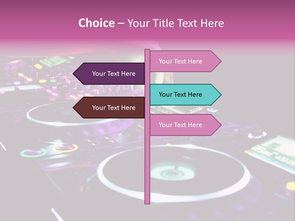Control Club Channels PowerPoint Template