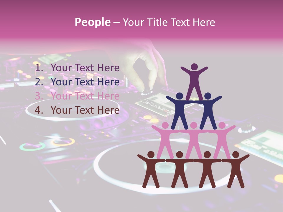 Control Club Channels PowerPoint Template