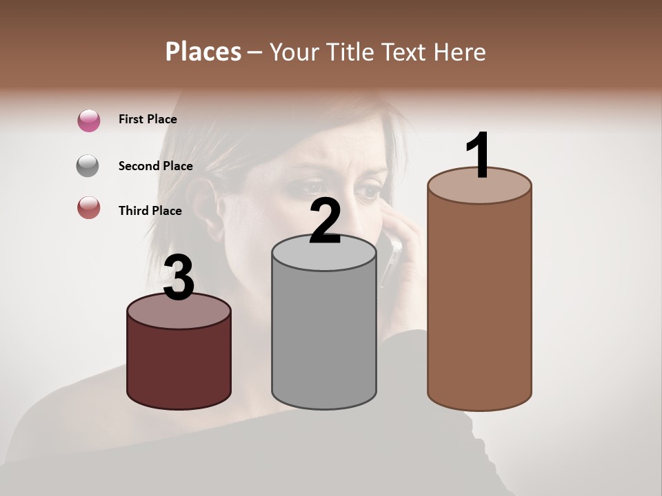 Beautiful Portrait Background PowerPoint Template