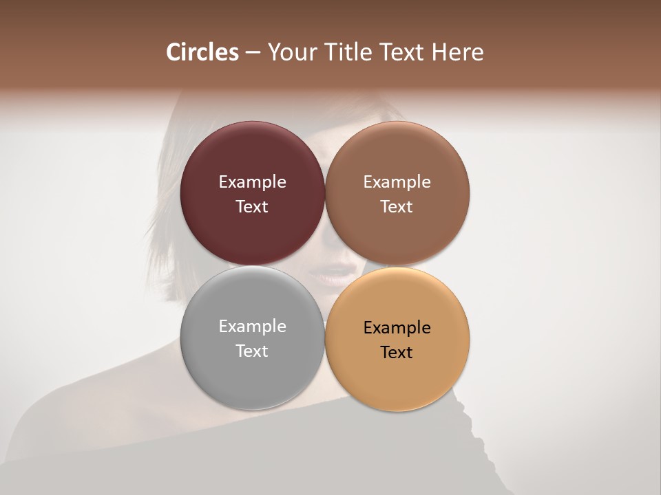 Beautiful Portrait Background PowerPoint Template