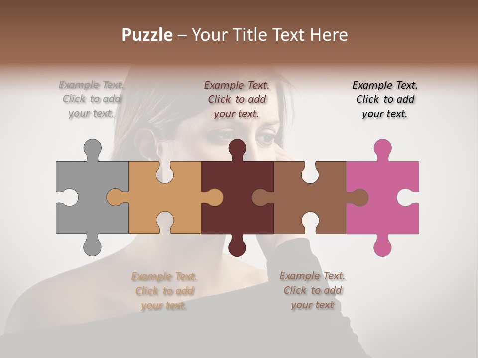 Beautiful Portrait Background PowerPoint Template