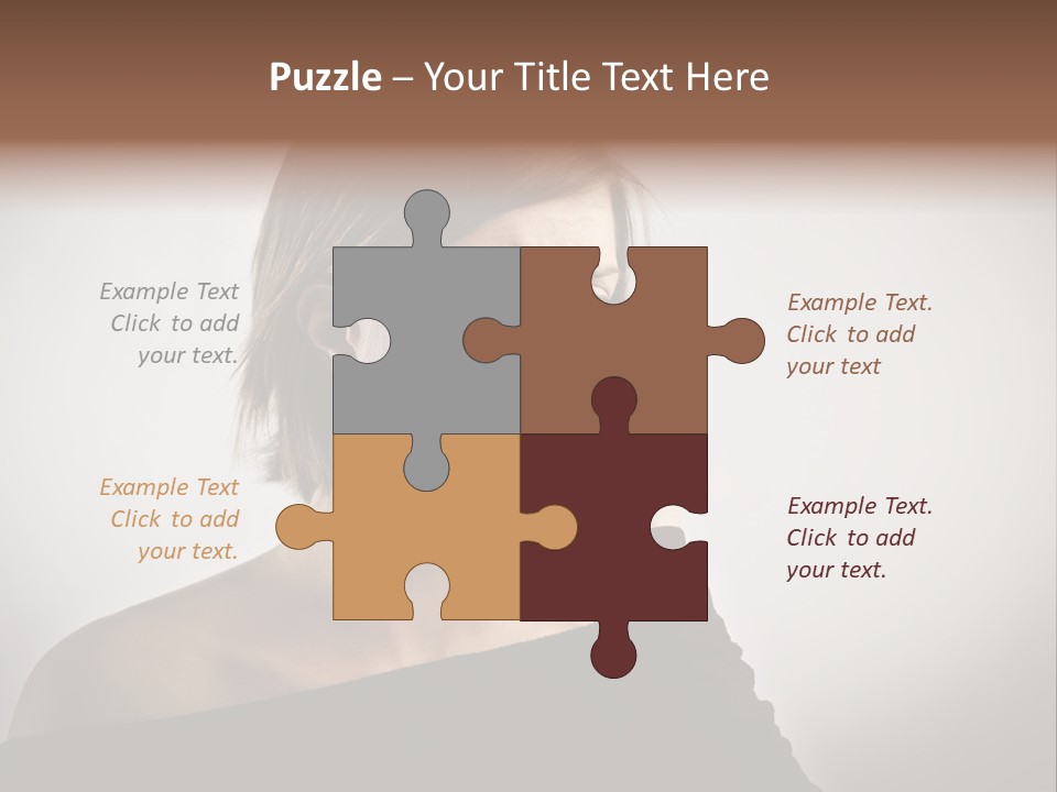 Beautiful Portrait Background PowerPoint Template