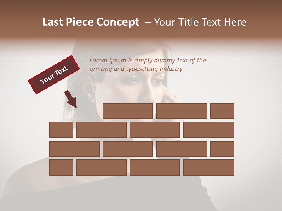 Beautiful Portrait Background PowerPoint Template