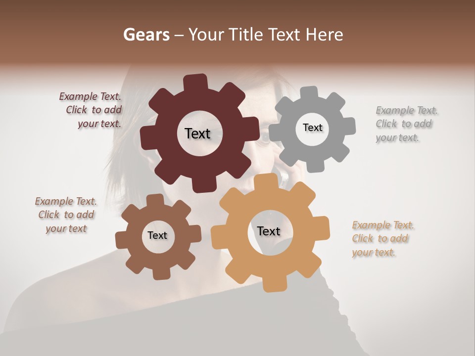 Beautiful Portrait Background PowerPoint Template