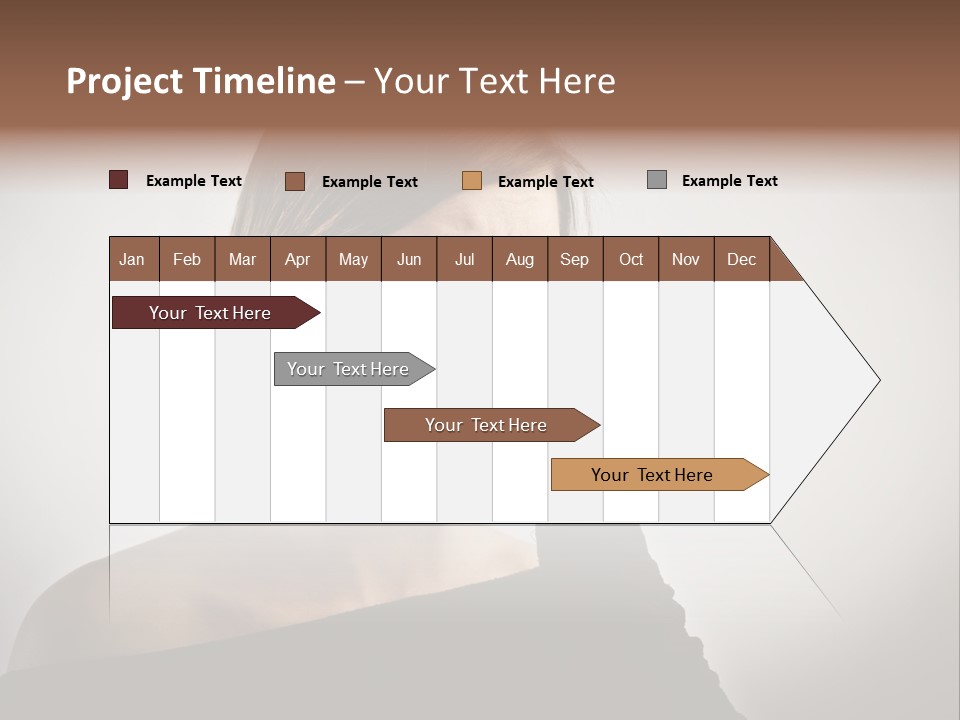 Beautiful Portrait Background PowerPoint Template