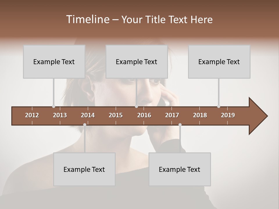 Beautiful Portrait Background PowerPoint Template