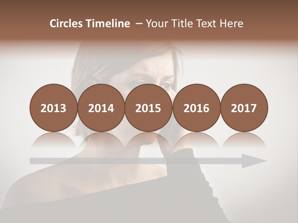 Beautiful Portrait Background PowerPoint Template