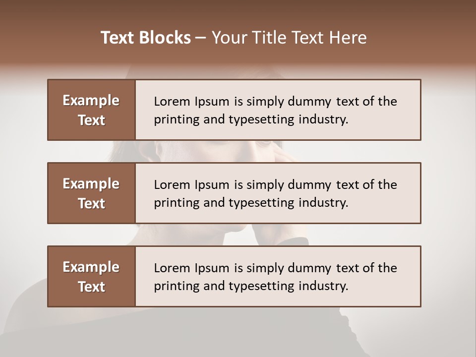 Beautiful Portrait Background PowerPoint Template