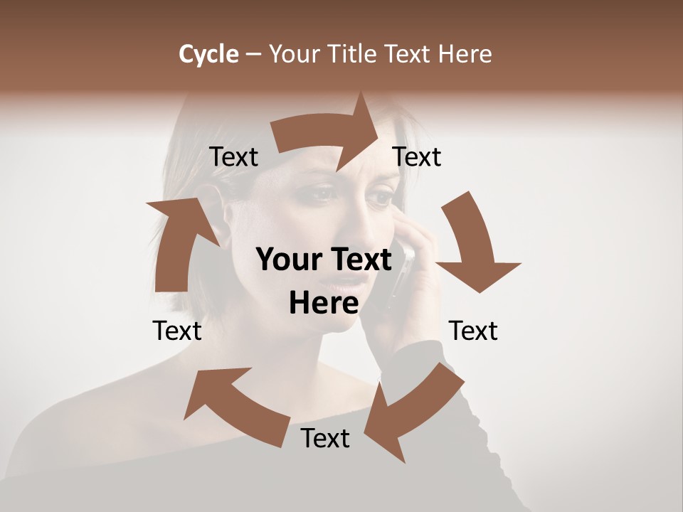 Beautiful Portrait Background PowerPoint Template