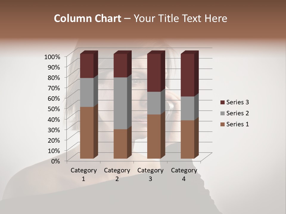 Beautiful Portrait Background PowerPoint Template