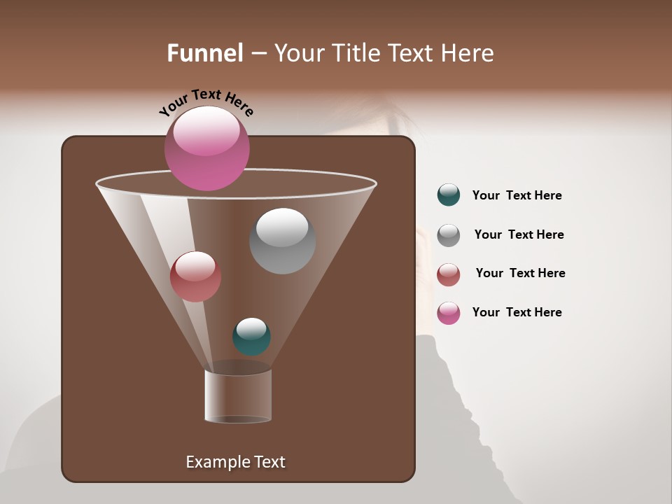 Beautiful Portrait Background PowerPoint Template