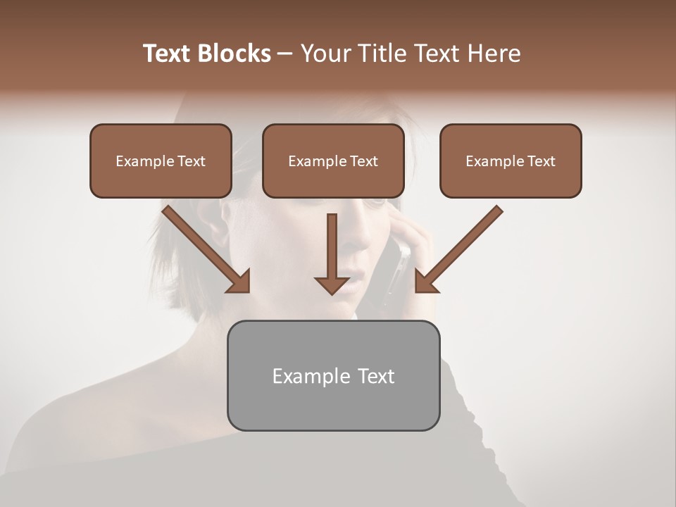 Beautiful Portrait Background PowerPoint Template