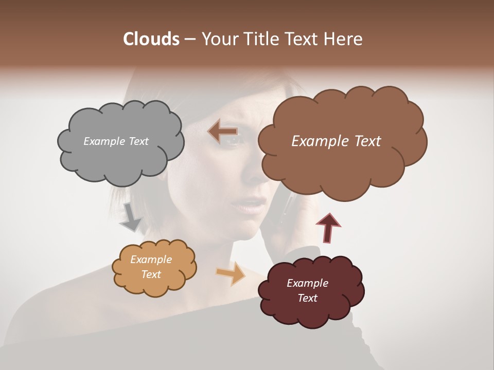 Beautiful Portrait Background PowerPoint Template