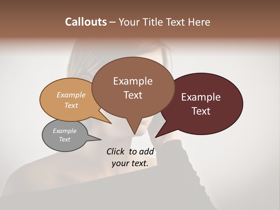 Beautiful Portrait Background PowerPoint Template