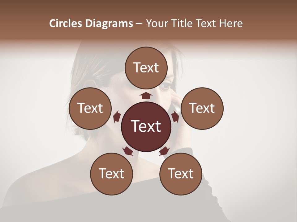 Beautiful Portrait Background PowerPoint Template