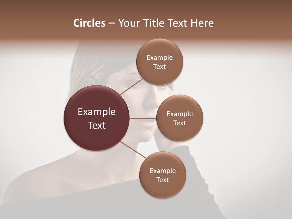 Beautiful Portrait Background PowerPoint Template