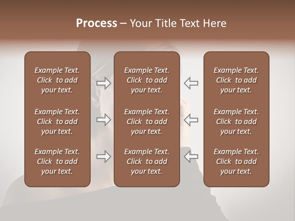 Beautiful Portrait Background PowerPoint Template