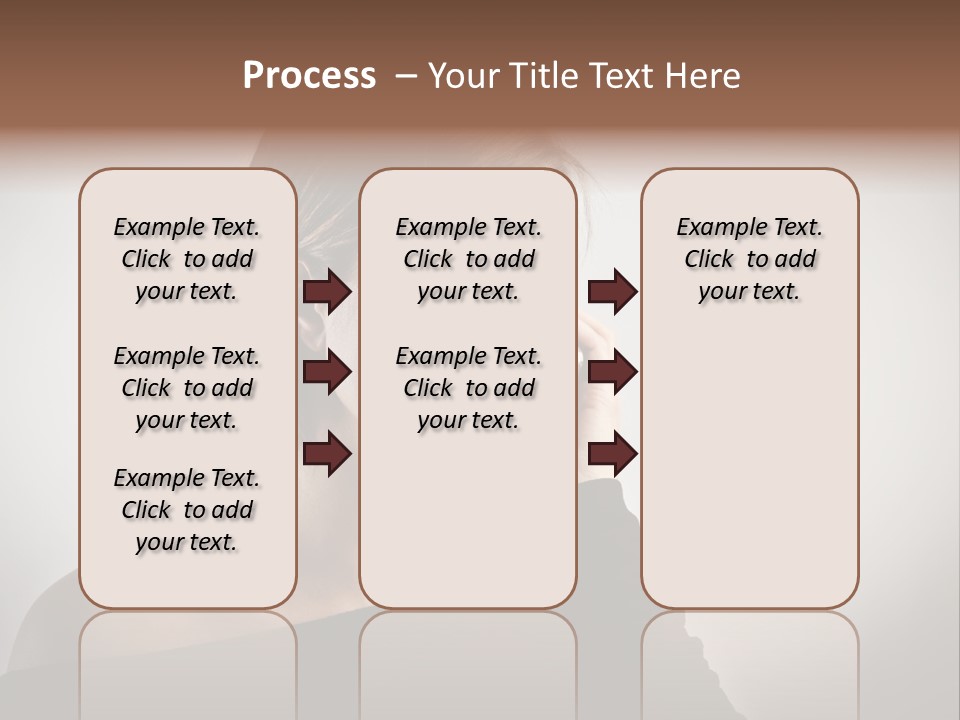 Beautiful Portrait Background PowerPoint Template