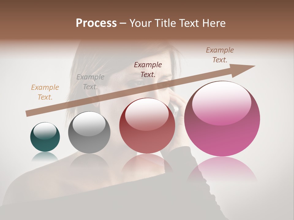 Beautiful Portrait Background PowerPoint Template